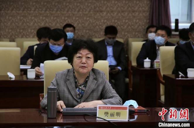 图为,山东大学校长樊丽明。 孙宏瑗 摄