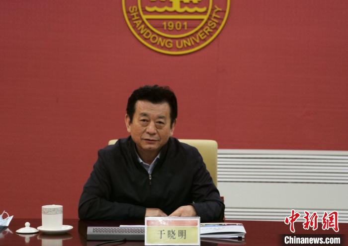 图为山东省人大常委会党组书记、副主任于晓明。 孙宏瑗 摄
